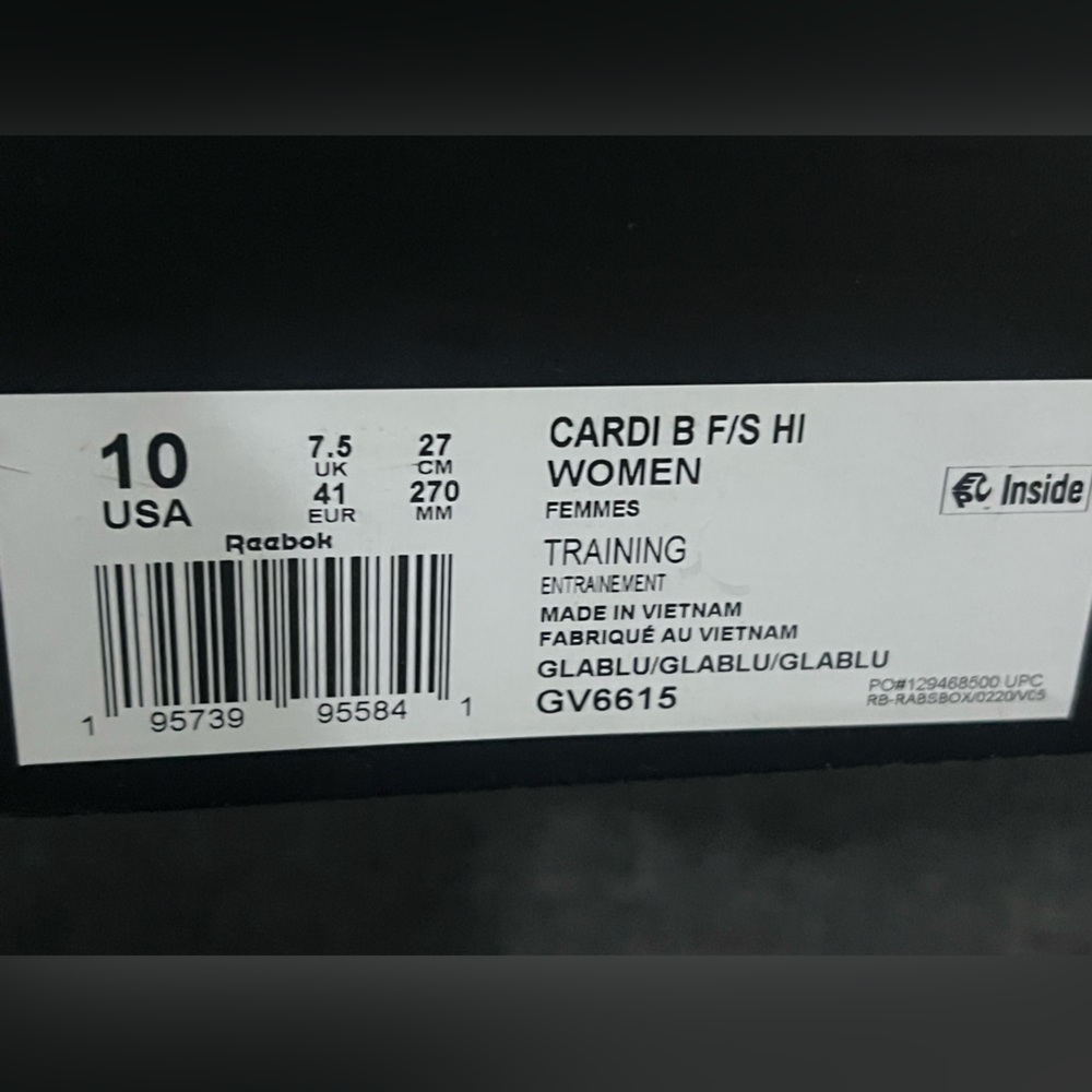 Reebok 5411 cardi b